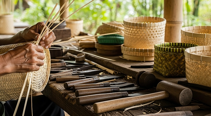 Craftsmanship and daily village life